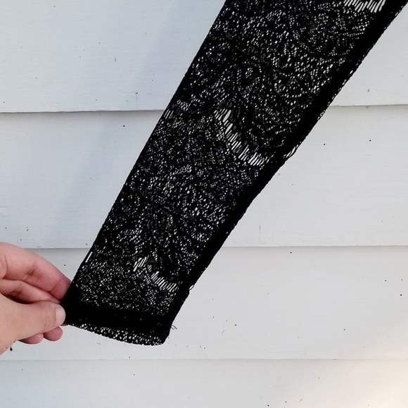 Forever 21 Black Lace Dress Juniors sz Small - Picture 4 of 8